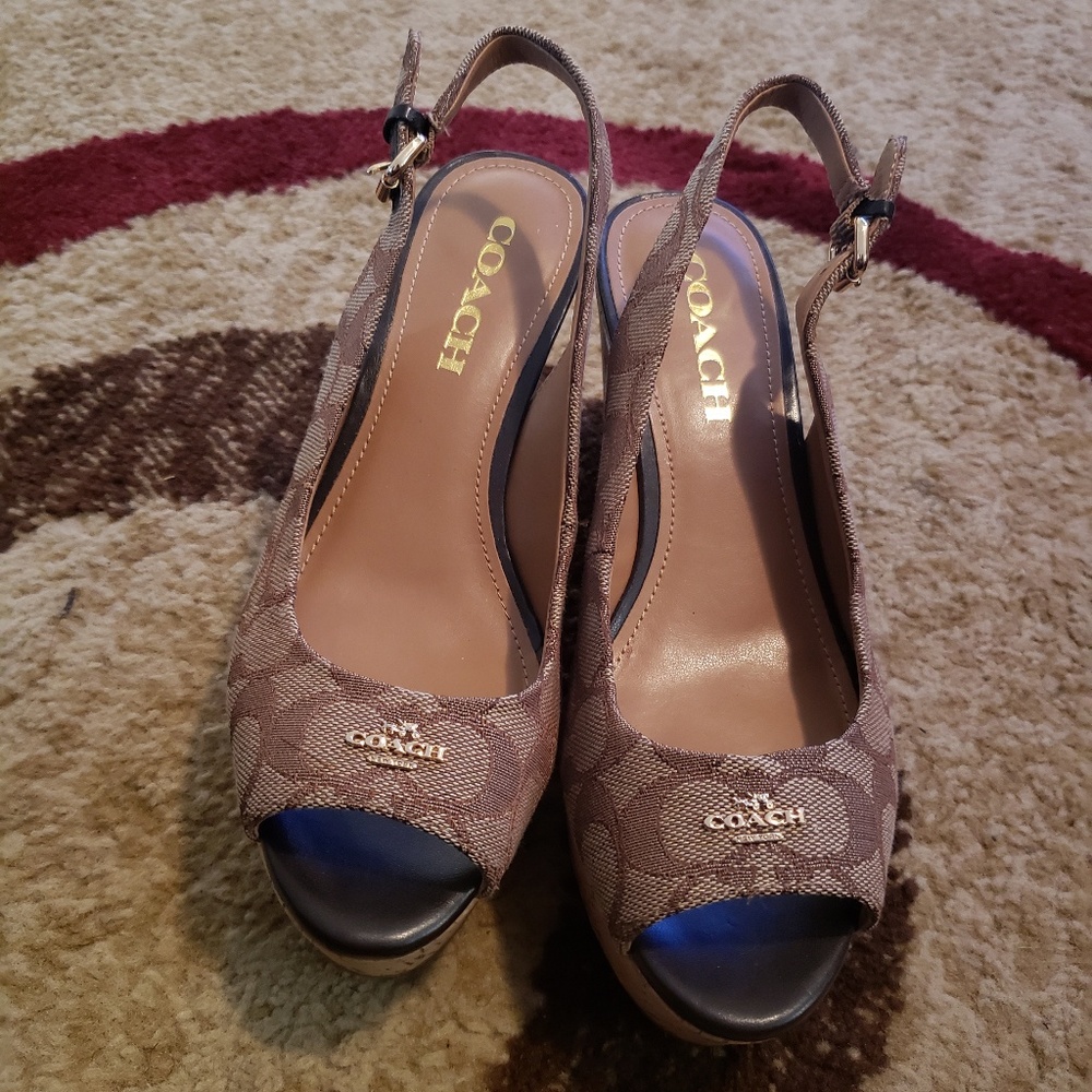 Coach wedges